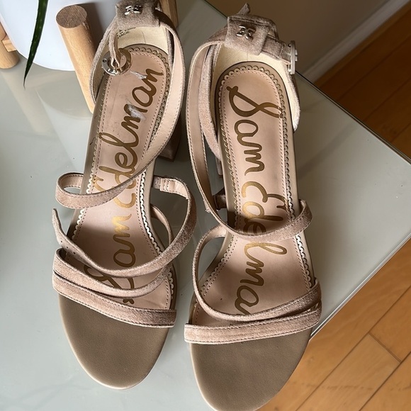 Sam Edelman Stacie Heeled Sandal  Nude - Picture 8 of 11